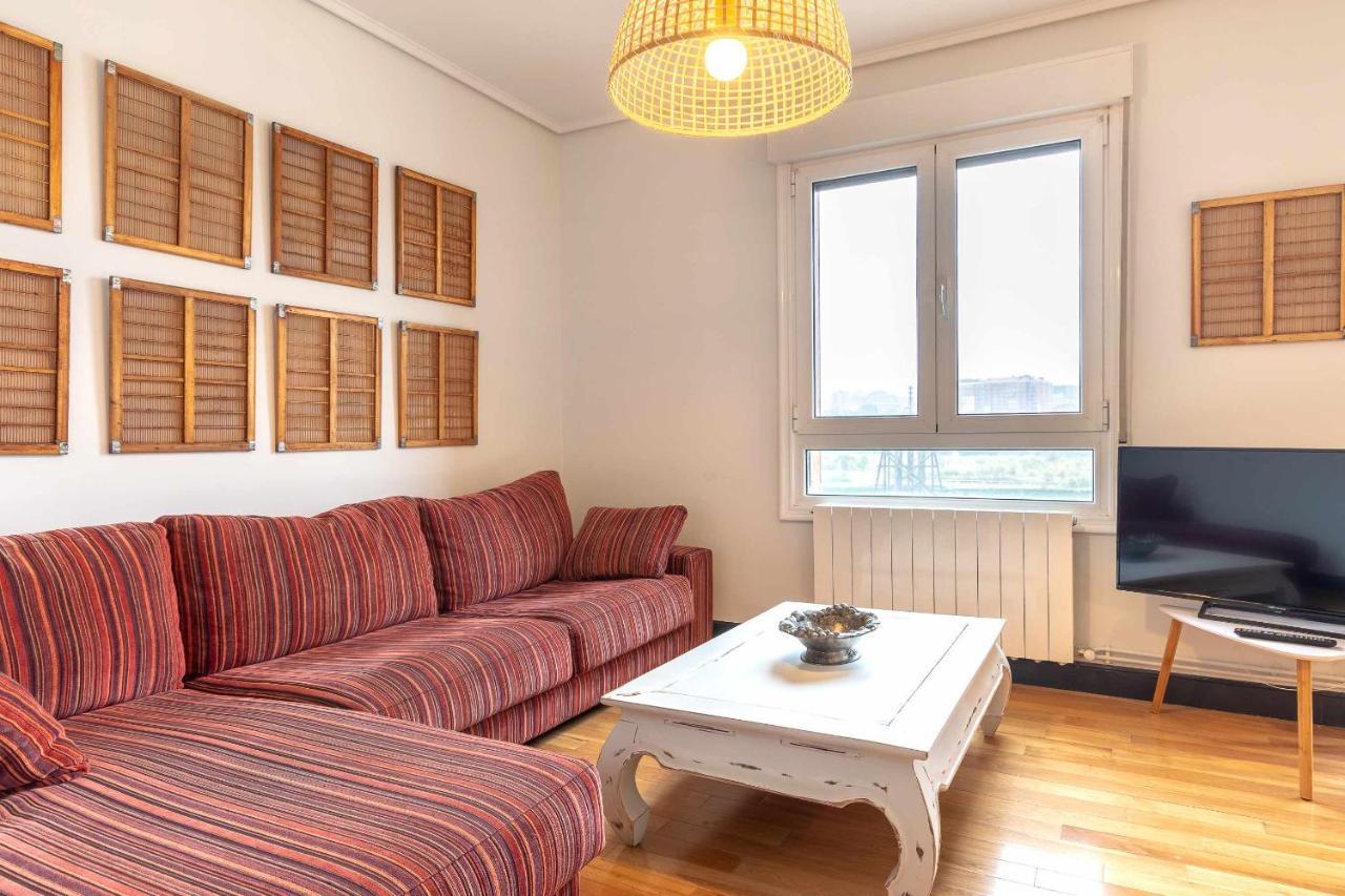 Apartamento Kuia Con Vistas Frontales A La Ría De Bilbao Cerca Del Metro *